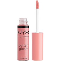 NYX Professional Makeup Lip Butter Gloss 8ml - 05 Creme Brulee - Βελούδινα Απαλό & Μεταξένιο Lip Gloss