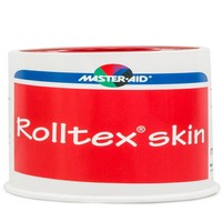 Master Aid Rolltex Skin 5m x 2.5cm 1 Τεμάχιο - Αυτοκόλλητη Επιδεσμική Ταινία Καφέ