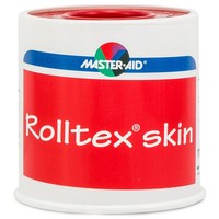 Master Aid Rolltex Skin 5m x 5cm 1 Τεμάχιο - Αυτοκόλλητη Επιδεσμική Ταινία Καφέ