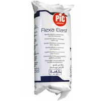 Pic Solution Flexa Elast 1 Τεμάχιο - 8cm x 4.5cm - Ελαστικός Επίδεσμος Γενικής Χρήσης με Κλιπ σε Λευκό Χρώμα