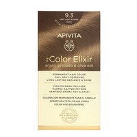 Apivita My Color Elixir Permanent Hair Color 1 Τεμάχιο - 9.3 Ξανθό Πολύ Ανοιχτό Ξανθό Χρυσό - Μόνιμη Βαφή Μαλλιών Χωρίς Αμμωνία που Σταθεροποιεί & Σφραγίζει το Χρώμα