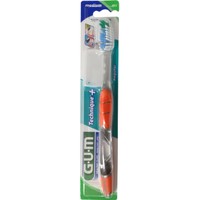 Gum Technique+ Regular Toothbrush Πορτοκαλί 1 Τεμάχιο, Κωδ 492 - Χειροκίνητη Οδοντόβουρτσα με Μέτριες Ίνες