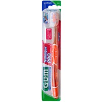 Gum Technique PRO Compact Soft Toothbrush Πορτοκαλί 1 Τεμάχιο, Κωδ 525 - Επαγγελματική Οδοντόβουρτσα με Μαλακές Ίνες & Μικρή Κεφαλή