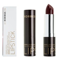 Korres Morello Creamy Lipstick 3.5gr - 59 Κόκκινο Βεργουνδίας - Κραγιόν για τα Χείλη με Σταθερό & Λαμπερό Αποτέλεσμα