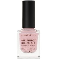 Korres Gel Effect Nail Colour 11ml - Candy Pink 05 - Βερνίκι Νυχιών με Αμυγδαλέλαιο για Έντονη Λάμψη & Μεγάλη Διάρκεια