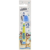 Pasta Del Capitano Baby Soft Toothbrush 3+ Years 1 Τεμάχιο - Λαχανί - Παιδική Οδοντόβουρτσα με Μαλακές Ίνες, Ειδική Βάση Στήριξης & Καπάκι