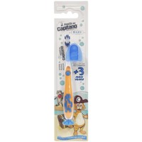 Pasta Del Capitano Baby Soft Toothbrush 3+ Years 1 Τεμάχιο - Πορτοκαλί - Παιδική Οδοντόβουρτσα με Μαλακές Ίνες, Ειδική Βάση Στήριξης & Καπάκι