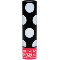 Apivita Lip Care Lip Balm 4.4g - Pomegranate - Ενυδατικό Προστατευτικό Lip Balm Χειλιών