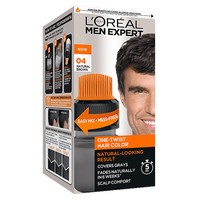 L'oreal Paris Men Expert One-Twist Hair Colour Natural Looking Result 50ml - 04 Natural Brown - Βαφή Μαλλιών για Γρήγορο & Εύκολο Φυσικό Αποτέλεσμα Ειδικά Σχεδιασμένο για Αντρικά Μαλλιά