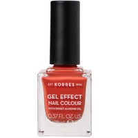 Korres Gel Effect Nail Colour 11ml - Pumpkin Spice 50 - Βερνίκι Νυχιών με Αμυγδαλέλαιο για Έντονη Λάμψη & Μεγάλη Διάρκεια