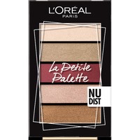 L'oreal Paris La Petite Mini Eyeshadow Palette 5x0.80gr - Nudist - Παλέτα Σκιών για Αμέτρητους Χρωματικούς Συνδυασμούς