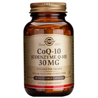 Solgar Coenzyme Q10 30mg, 90veg.caps - Συμπλήρωμα Διατροφής με Συνενζυμο Q10 με Αντιοξειδωτική & Αντιγηραντική Δράση