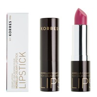 Korres Morello Creamy Lipstick 3.5gr - 19 Ζωηρό Φούξια - Κραγιόν για τα Χείλη με Σταθερό & Λαμπερό Αποτέλεσμα