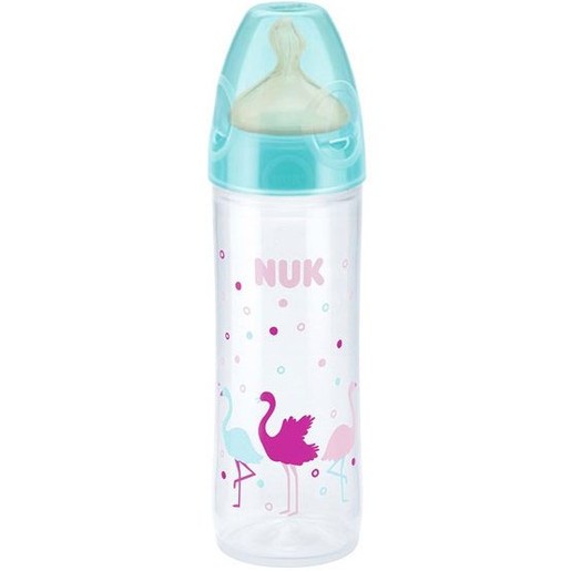 Nuk New Classic Πλαστικό Μπιμπερό με Θηλή Καουτσούκ Μεγέθους 2 (6-18 Μηνών) Medium Οπή 250ml Nuk New Classic Πλαστικό Μπιμπερό με Θηλή Καουτσούκ Μεγέθους 2 (6-18 Μηνών) Medium Οπή 250ml