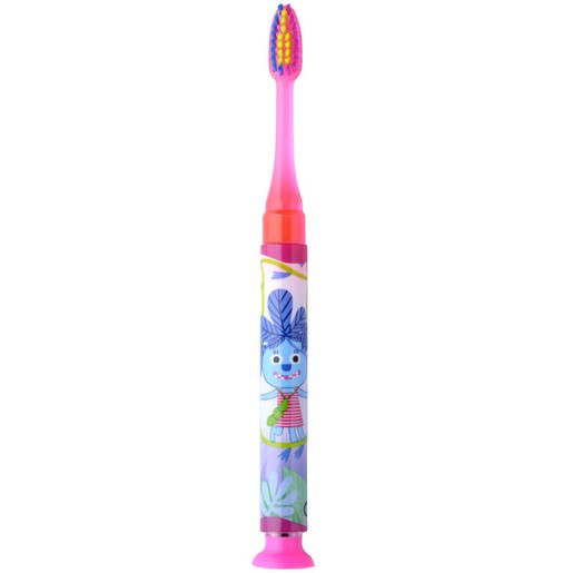 Gum Light-Up Junior 6+ Soft Toothbrush with Timer Light 1 Τεμάχιο - Ροζ