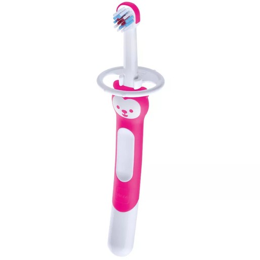 Mam Learn to Brush Soft Toothbrush 5m+, 1 Τεμάχιο, Κωδ 605 - Φούξια