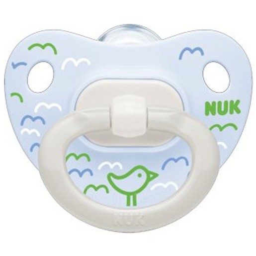 Nuk Classic Happy Days Silicone Soother 0-6m 1 Τεμάχιο - Γαλάζιο