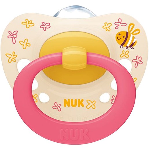 Nuk Signature Orthodontic Silicone Soother 18-36m Μπεζ 1 Τεμάχιο, Κωδ 10520449