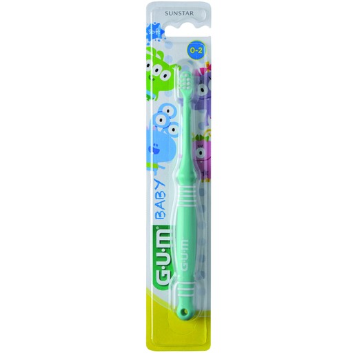 Gum Baby 0-2 Years Soft Toothbrush 1 Τεμάχιο - Πράσινο