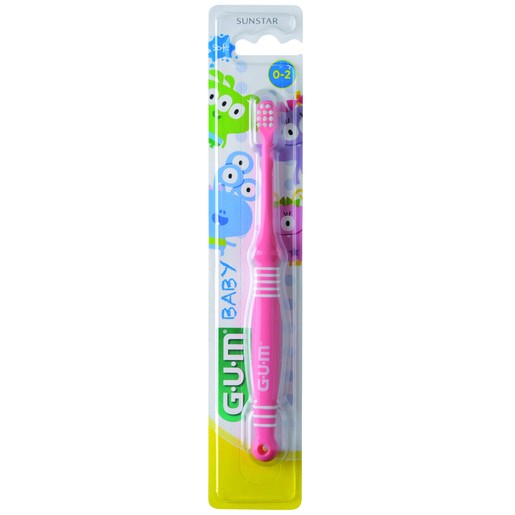 Gum Baby 0-2 Years Soft Toothbrush 1 Τεμάχιο - Ροζ