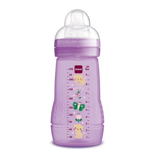 Mam Easy Active Baby Bottle 2+ Μηνών 270ml, Κωδ 360S - Μωβ