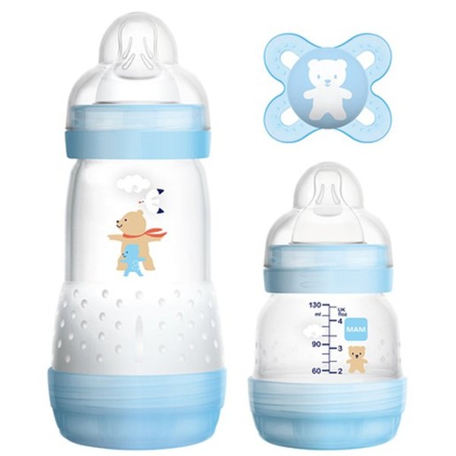 Mam Promo Easy Start Anti-Colic Starter Set Γαλάζιο 0m+, 1 Τεμάχιο, Κωδ 655G Mam Promo Easy Start Anti-Colic Starter Set Γαλάζιο 0m+, 1 Τεμάχιο, Κωδ 655G