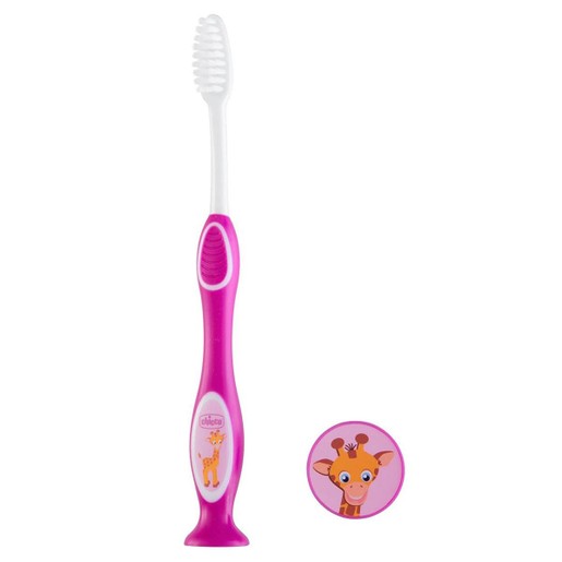 Chicco Milk Teeth Toothbrush 3-6 Years 1 Τεμάχιο - Μωβ