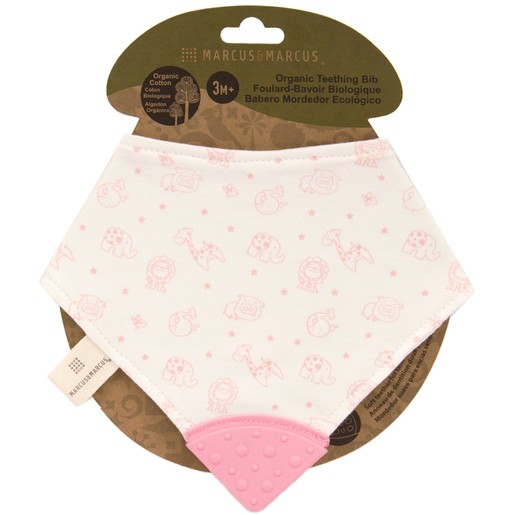 Marcus & Marcus Organic Teething Bid 3m+ Σαλιάρα με Άκρη Σιλικόνης 1 Τεμάχιο Marcus & Marcus Organic Teething Bid 3m+ Σαλιάρα με Άκρη Σιλικόνης 1 Τεμάχιο
