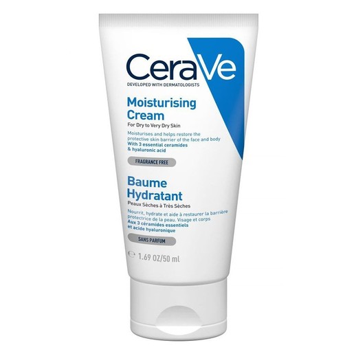 CeraVe Moisturising Face & Body Cream for Dry to Very Dry Skin 50ml
