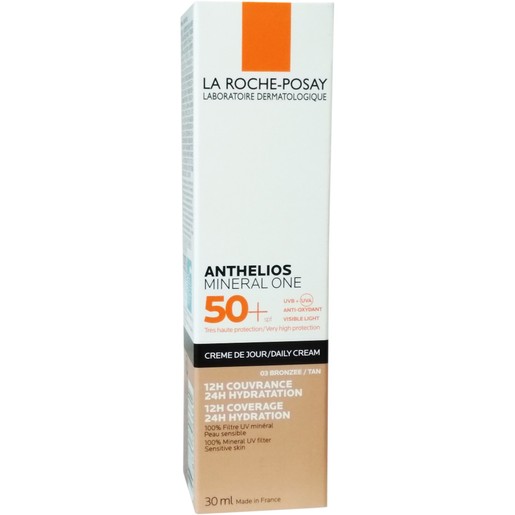 La Roche-Posay Anthelios Mineral One Spf50+ Αντηλιακή Ενυδατική Κρέμα με Χρώμα Πολύ Υψηλής Προστασίας για Ματ Αποτέλεσμα 30ml - 03 Tan La Roche-Posay Anthelios Mineral One Spf50+ Αντηλιακή Ενυδατική Κρέμα με Χρώμα Πολύ Υψηλής Προστασίας για Ματ Αποτέλεσμα 30ml - 03 Tan