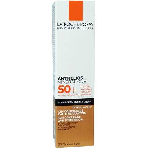 La Roche-Posay Anthelios Mineral One Spf50+ Αντηλιακή Ενυδατική Κρέμα με Χρώμα Πολύ Υψηλής Προστασίας για Ματ Αποτέλεσμα 30ml - 04 Brown La Roche-Posay Anthelios Mineral One Spf50+ Αντηλιακή Ενυδατική Κρέμα με Χρώμα Πολύ Υψηλής Προστασίας για Ματ Αποτέλεσμα 30ml - 04 Brown