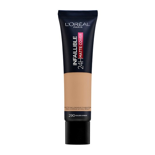 L\'Oreal Paris Infaillible 24h Matte Cover Foundation 30ml - 290 Golden Amber