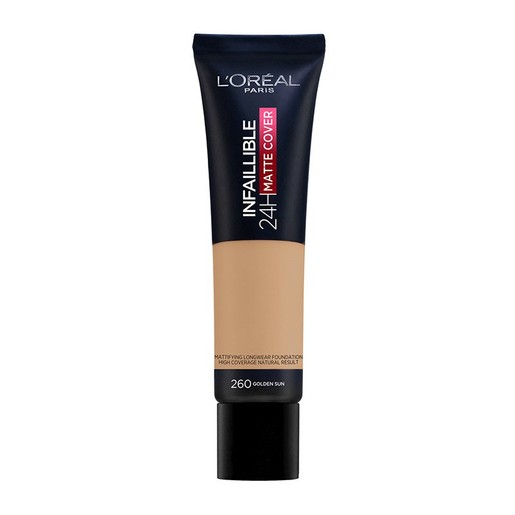 L\'Oreal Paris Infaillible 24h Matte Cover Foundation 30ml - 260 Golden Sun