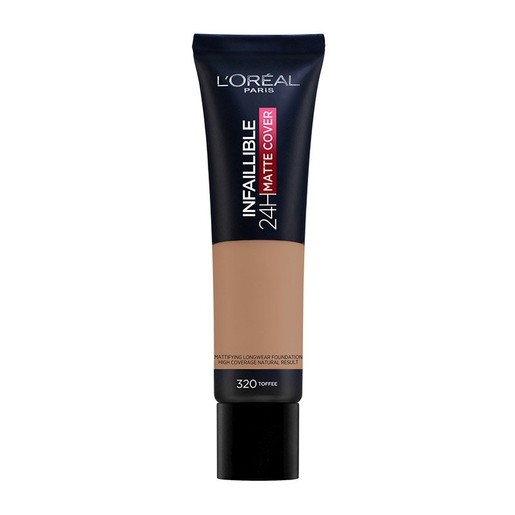 L\'Oreal Paris Infaillible 24h Matte Cover Foundation 30ml - 320 Toffee L\'Oreal Paris Infaillible 24h Matte Cover Foundation 30ml - 320 Toffee