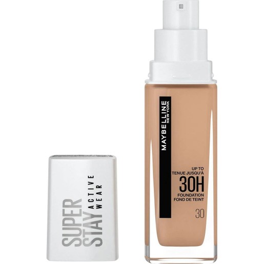 Maybelline Super Stay 30H Foundation Υγρό Make Up για Τέλεια Κάλυψη Έως και 30 Ώρες 30ml - 30 Sand