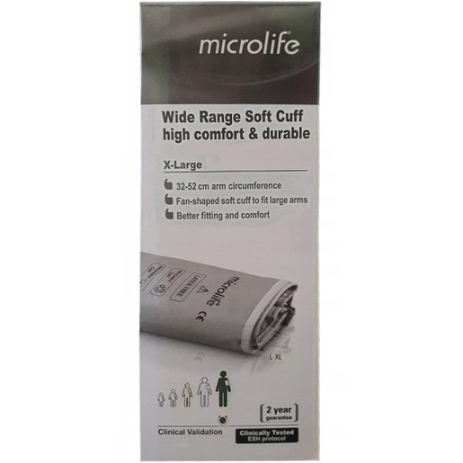 Microlife Soft Cuff for Upper Arm Large - XLarge 35-52cm 1 Τεμάχιο