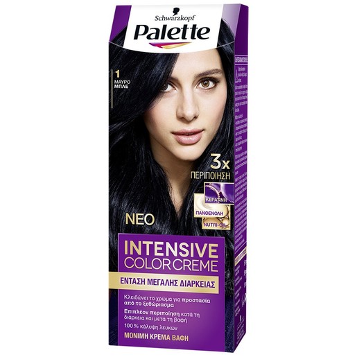 Schwarzkopf Palette Intensive Color Creme Επαγγελματική Μόνιμη Κρέμα Βαφή Μαλλιών, Απόλυτη Κάλυψη & Αποτέλεσμα Διάρκειας Schwarzkopf Palette Intensive Color Creme Επαγγελματική Μόνιμη Κρέμα Βαφή Μαλλιών, Απόλυτη Κάλυψη & Αποτέλεσμα Διάρκειας
