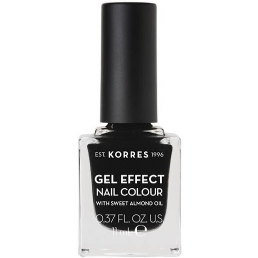 Korres Gel Effect Nail Colour 11ml - 100 Black