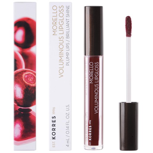 Korres Morello Voluminous Lipgloss Brilliant Shine 4ml - 58 Bloody Cherry Korres Morello Voluminous Lipgloss Brilliant Shine 4ml - 58 Bloody Cherry