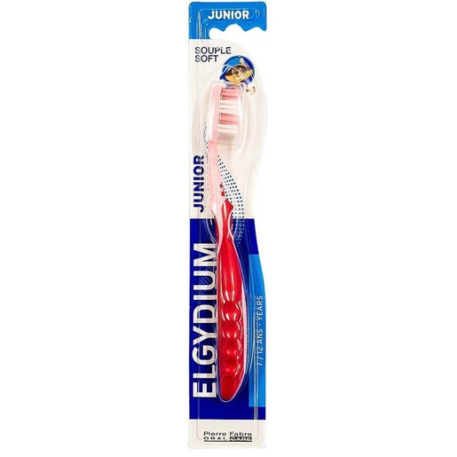 Elgydium Junior Soft Toothbrush Κόκκινο 1 Τεμάχιο
