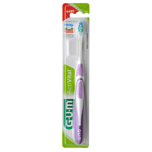 Gum ActiVital Ultra Compact Soft 1 Τεμάχιο Κωδ 585 - Μωβ