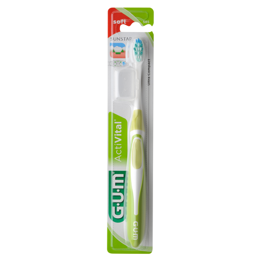 Gum ActiVital Ultra Compact Soft 1 Τεμάχιο Κωδ 585 - Πράσινο