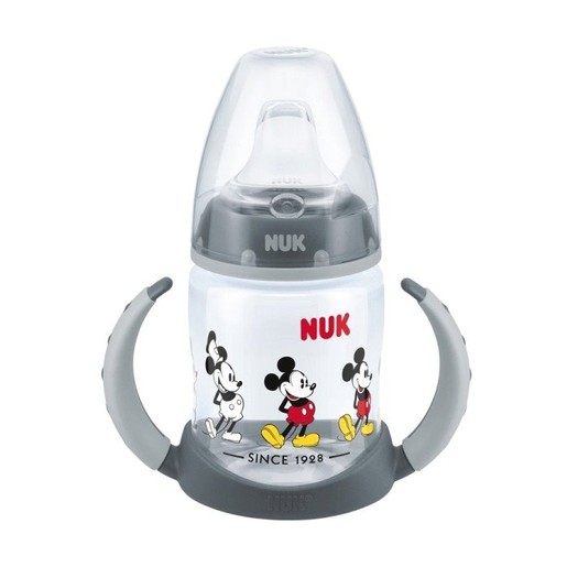 Nuk First Choice Disney Mickey Μπιμπερό Εκπαίδευσης με Ρύγχος Σιλικόνης (6-18 Μηνών) 150ml Nuk First Choice Disney Mickey Μπιμπερό Εκπαίδευσης με Ρύγχος Σιλικόνης (6-18 Μηνών) 150ml