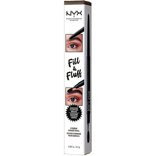 NYX Professional Makeup Fill & Fluff Eyebrow Pomade Pencil 0,2gr 1 Τεμάχιο - Ash Brown