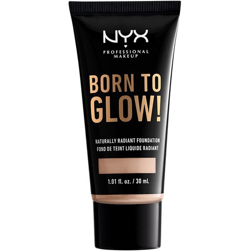 Nyx Born To Glow Naturally Radiant Foundation 30ml - Porcelain Nyx Born To Glow Naturally Radiant Foundation 30ml - Porcelain