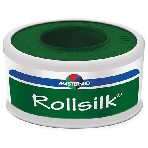 Master Aid Rollsilk Adhesive Bandage Tape 5m x 1.25cm 1 Τεμάχιο