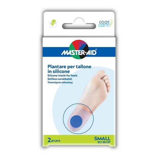 Master Aid Silicone Insole for Heels Small 35/37, 2 Τεμάχια