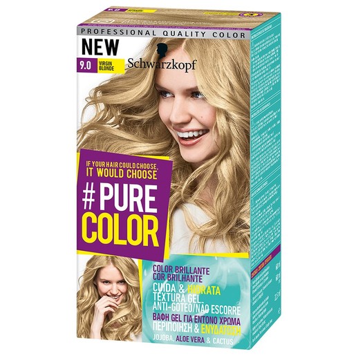 Schwarzkopf Pure Color Permanent Hair Color 1 Τεμάχιο - 9.0 Virgin Blonde