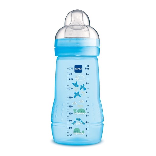 Mam Easy Active Baby Bottle 2+ Μηνών 270ml, Κωδ 360S - Μπλε