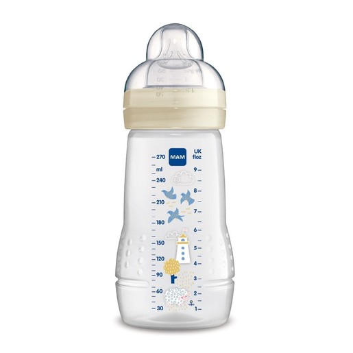 Mam Easy Active Baby Bottle 2+ Μηνών 270ml, Κωδ 360S - Λευκό